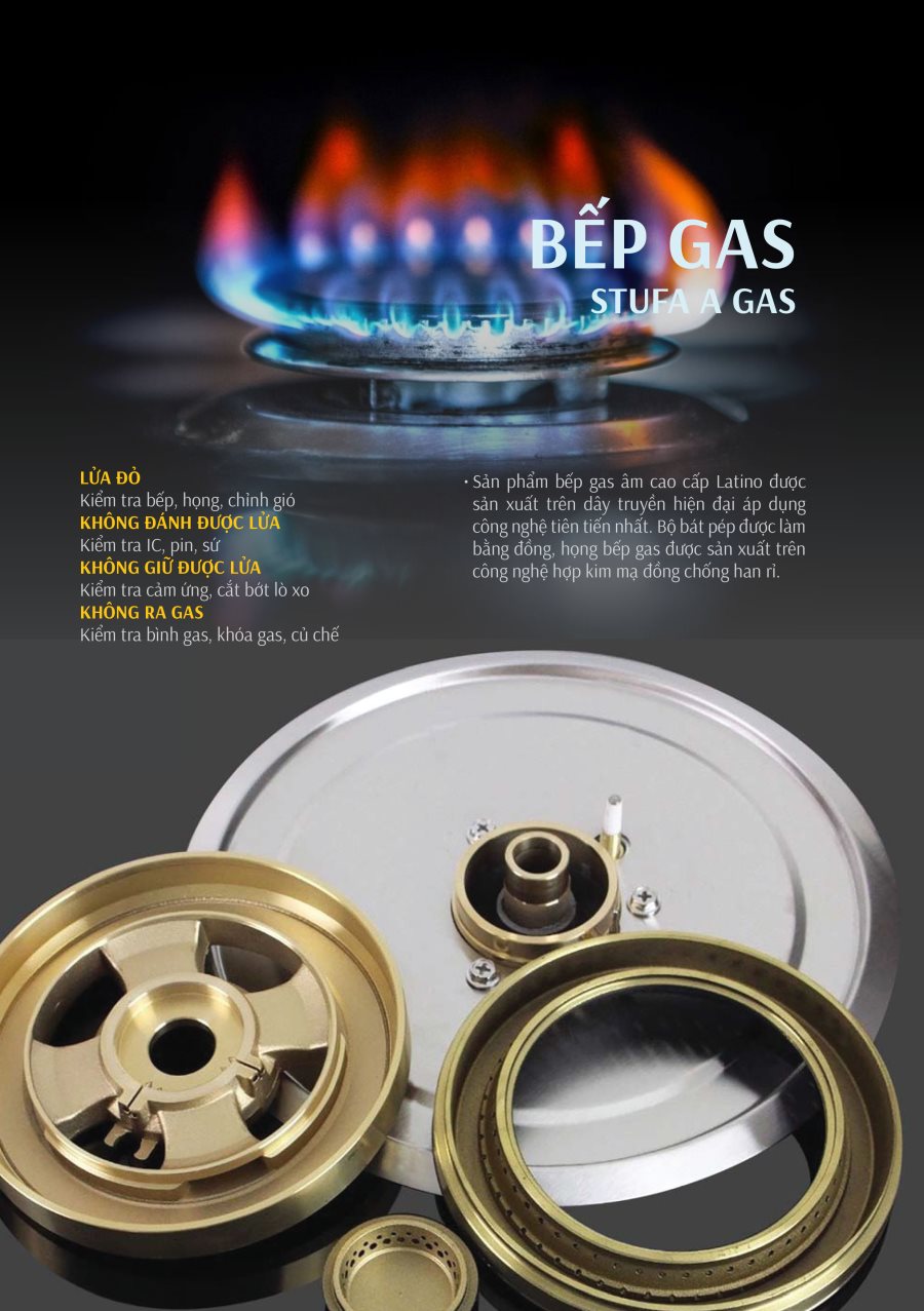 Bếp gas âm Latino LT-757